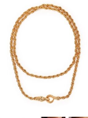 Thorne Dynasty Gilded Rope Necklace